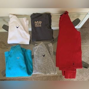 Mens Long Sleeve Thermal Shirt BUNDLE